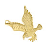 10k Gold Two Tone Flying Eagle Pendant