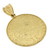 10k Gold Medium Dome Style Aztec Calendar Pendant