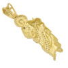 10k Gold Two Tone Saint Jude Pendant