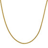Hollow 10k Gold 1.5mm Franco Chain