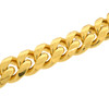 Gold Finish 316L Stainless Steel 10mm Cuban Link Bracelet