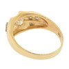 14K Gold Genuine Diamond Modern King Band Style Band