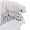 14K Gold Genuine Diamond Three Stone and Band 2 Ring Set