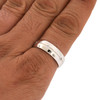 .925 Silver Smooth 3 Stone Band