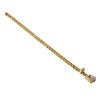 Solid 14k Gold Diamond Belt Style Bracelet