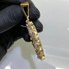 10k Gold Diamond Iced Virgin Mary Pendant