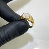 10k Gold Diamond Nugget Cluster Ring