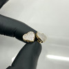 10k Gold Diamond Heart Shaped Earrings