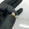 10k Gold Diamond Angel Wing Earrings