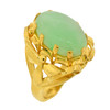 18K Gold Chunky Cocktail Ring