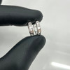 10k Gold Diamond Channel Baguette Hoops