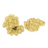 10k Gold Large Free Form Nugget Earrings