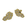10k Gold Nugget Style Earrings