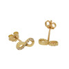 10k Gold Infinity Symbol Earrings