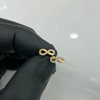 10k Gold Infinity Symbol Earrings