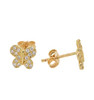 10k Gold Butterfly Earrings