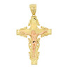 10k Gold Filigree Style Cross Pendant