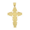 10k Gold Filigree Style Cross Pendant