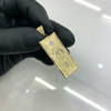 10k Gold One Hundred Dollar Bill Pendant