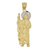 10k Gold Small Saint Jude Style Pendant