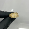 10k Gold Box Head Nugget Ring