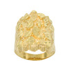 10k Gold Large Nugget Ring