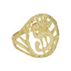 10k Gold Cash Sign Ring