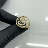 10k Gold Cash Sign Ring