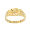 10k Gold Small Nugget Band Ring