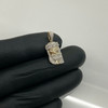 10k Gold Diamond Small Jesus Face Pendant