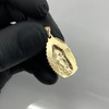 14k Gold Virgin Mary Charm Pendant