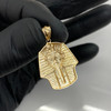 14k Gold Two Tone King Tut Pendant