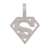 .925 Silver Super S Symbol Pendant