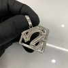 .925 Silver Super S Symbol Pendant