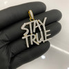 .925 Silver Stay True Pendant