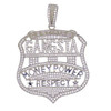 .925 Silver Money Power Respect Shield Pendant