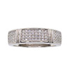 .925 Silver Modern Pave Band