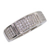 .925 Silver Modern Pave Band