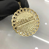 10k Gold Large Cuban Bezel Last Supper Pendant