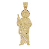 10k Gold Yellow Saint Jude  Pendant