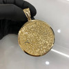 10k Gold XL Aztec Cal Pendant
