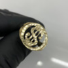 10k Gold Cut Out Money Sign Ring