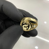 10k Gold Cut Out Money Sign Ring