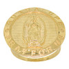 10k Gold Coin Style Virgin Mary  Ring