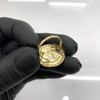 10k Gold Coin Style Virgin Mary  Ring