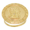 10k Gold Coin Style Jesus Design Ring