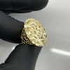 10k Gold Ovel Shaped Modern Nugget Ring