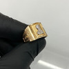14k Gold Malverde Watch Band Shank Ring