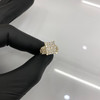 10k Gold XL Pave Style Engagement Ring
