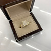 10k Gold Large Pave Style Engagement Ring